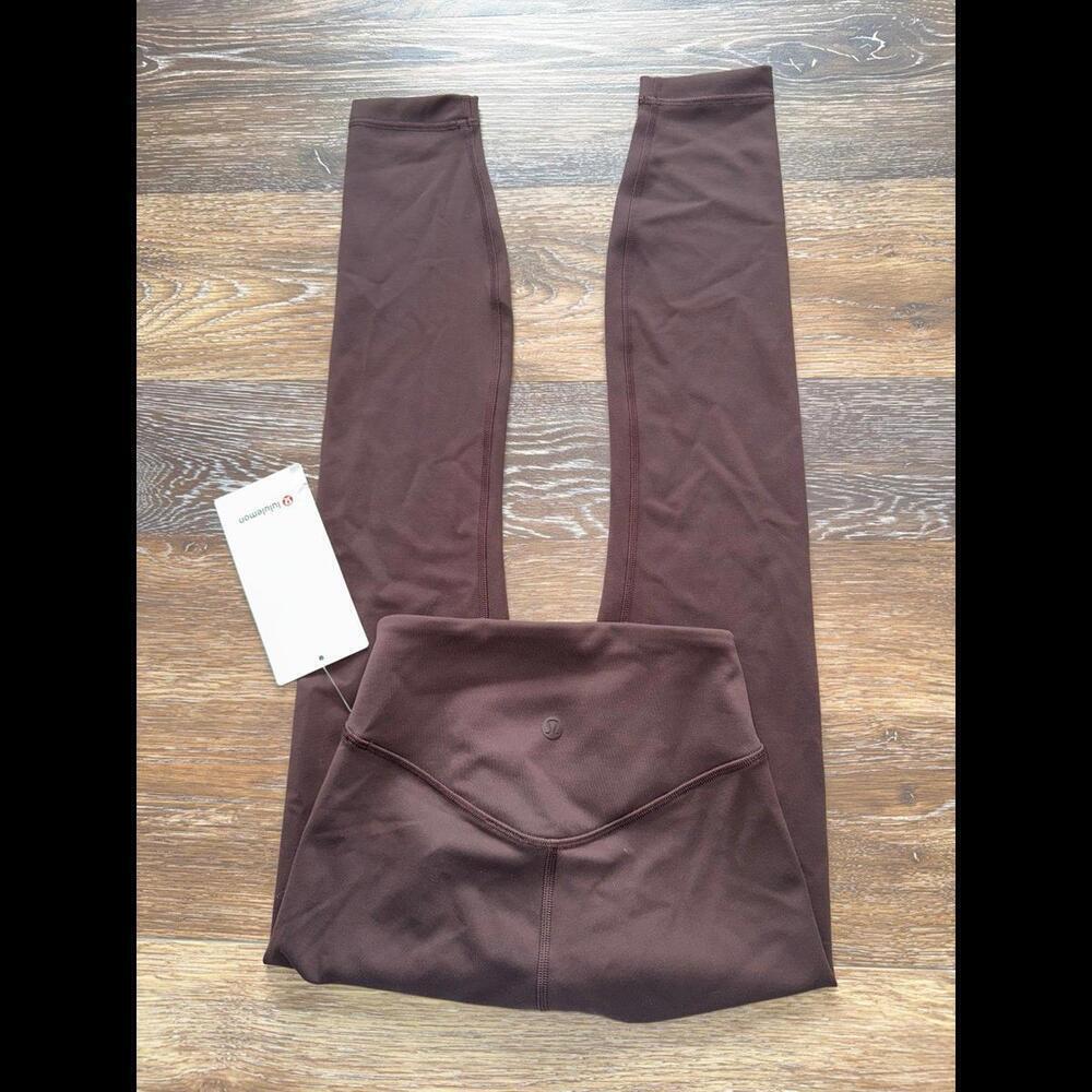 Lululemon Wunder Under Smoothcover High Rise 25” Espresso Size 0 NWT